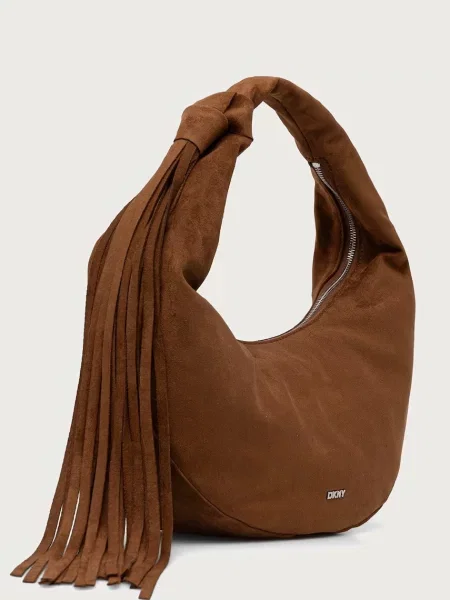 Geanta hobo Dkny din piele maro