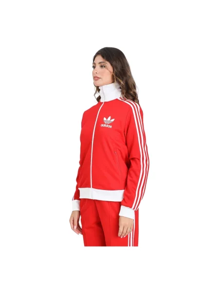 Adidas Originals bluza Classic Tt z aplikacją czerwony