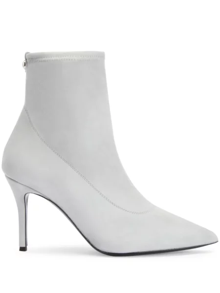 Cizme scurte Giuseppe Zanotti din piele de căprioară gri