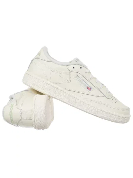 Кожени маратонки Reebok Classic Club C 85 бежово