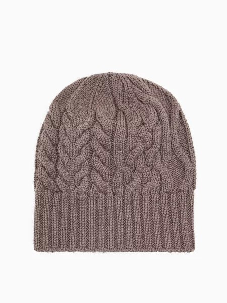 Emporio Armani Шапка коричневий