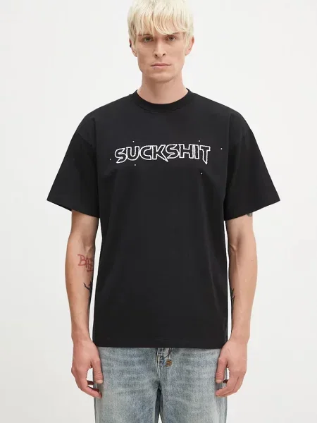 Kratka majica Aries Suckshit SS Tee črna
