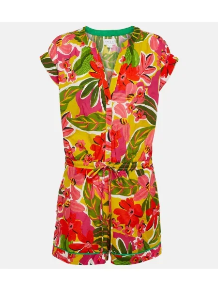 Salopetă Velvet de catifea cu imagine