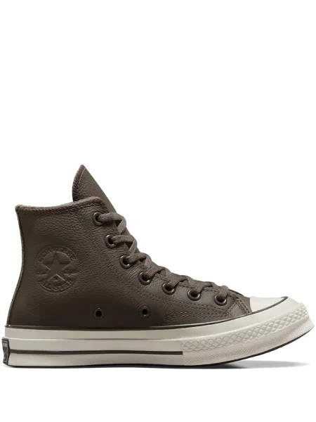 Sneakerși Converse Chuck Taylor All Star din piele cu autograf alergare negru