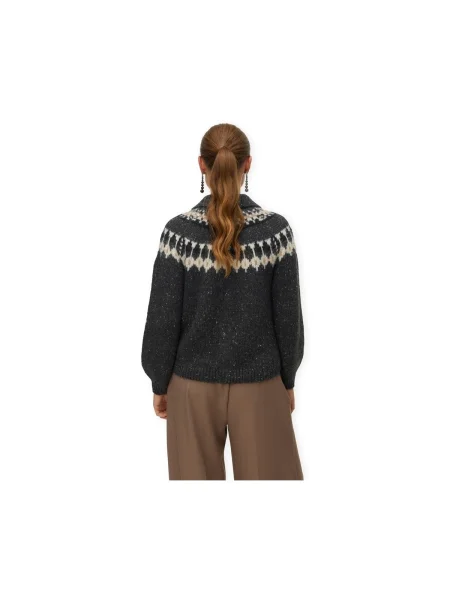 Aware Kardigán melírovaná / biela sivá