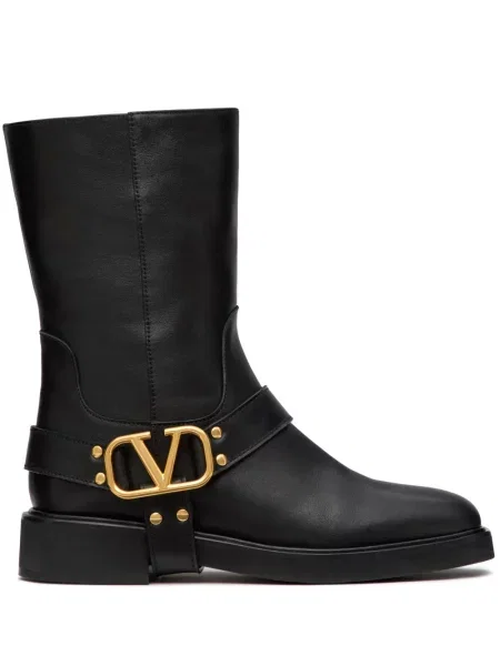 Botine Valentino Garavani din piele negru