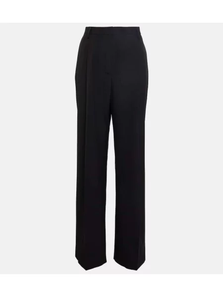Pantaloni Dries Van Noten plisate negru