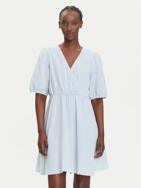 Poletna obleka Pieces modra