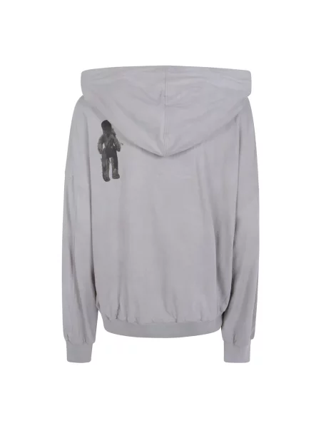 Bluza z kapturem Ziggy Chen z kapturem szara