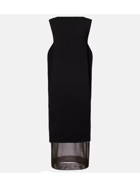 Rochie maxi Khaite de costum negru