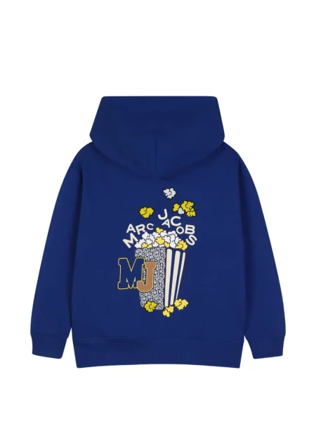 Bluza z kapturem dziecięca Marc Jacobs niebieska