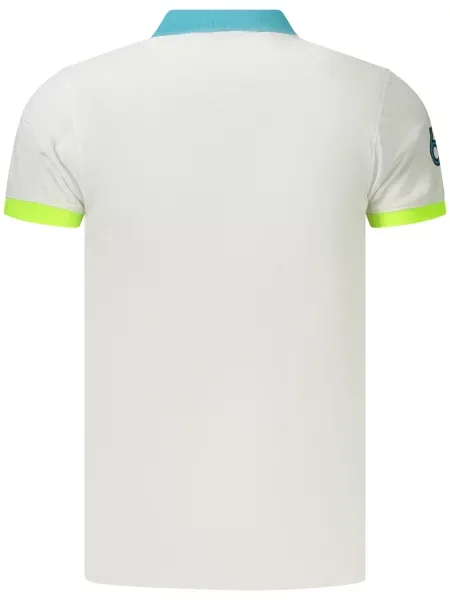 Tricou polo Norway 1963 alb