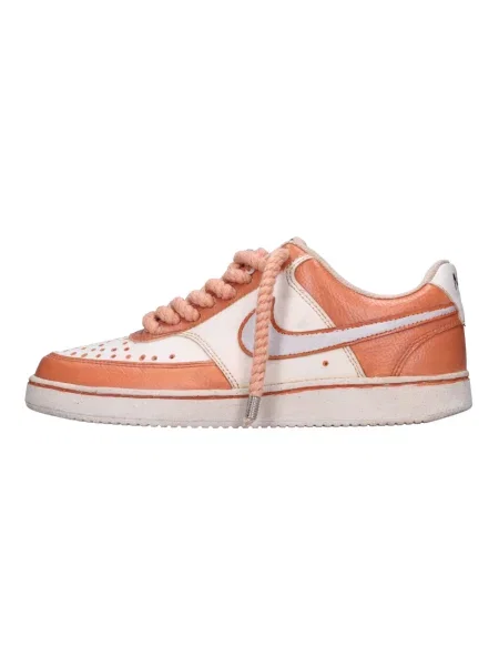 Sneakersy Seddys skórzane pomarańczowe