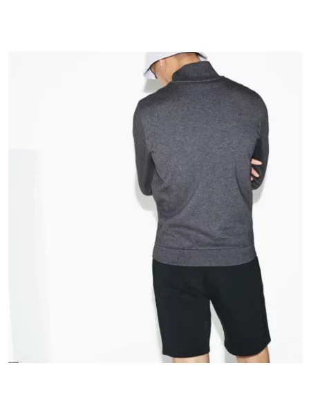 Bluza rozpinana Lacoste szara