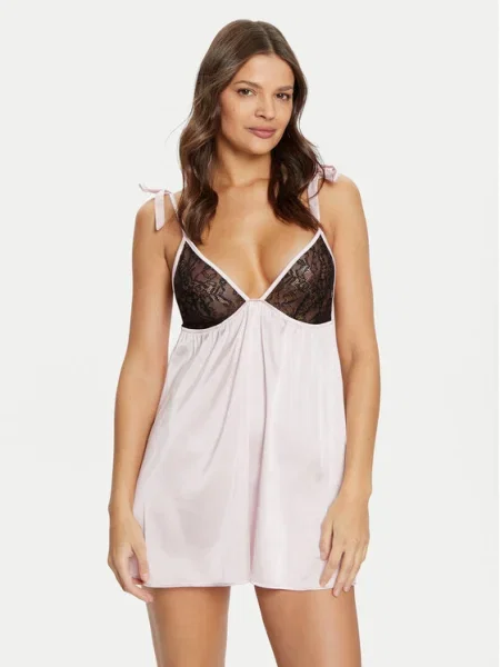 Guess Ефирна нощница черен