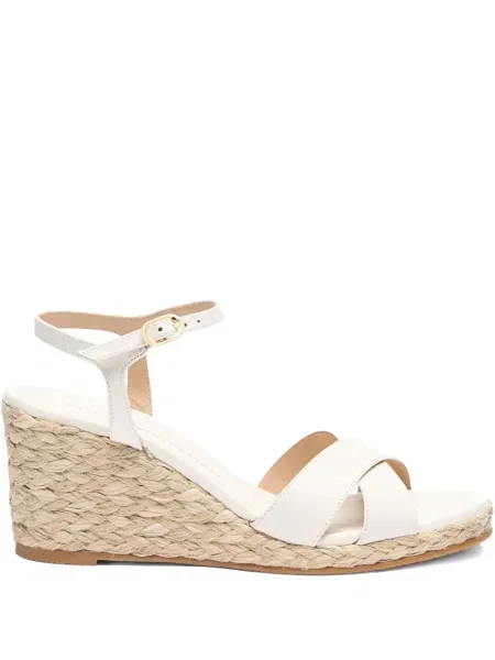 Espadrile Stuart Weitzman alb