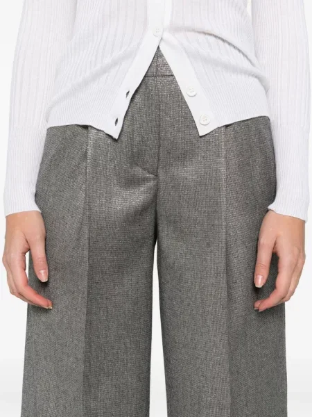 Pantaloni Peserico argintiu