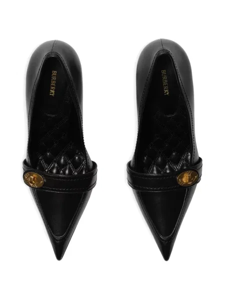 Pantofi cu toc Burberry din piele negru