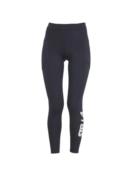 Leggings Stella Mccartney cu autograf albastru