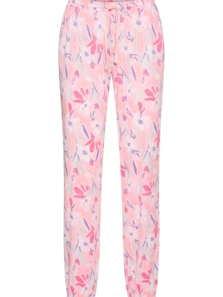 VIVANCE Spodnji del pižame meta / lila svetlo roza