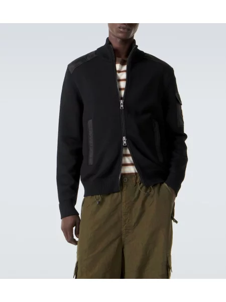 Cardigan Moncler de lână negru