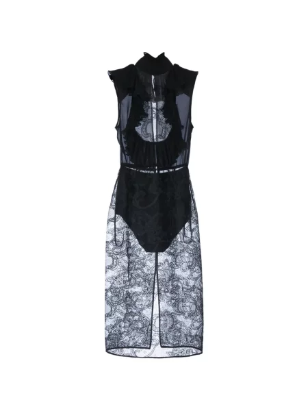 Rochie Elisabetta Franchi din dantelă negru