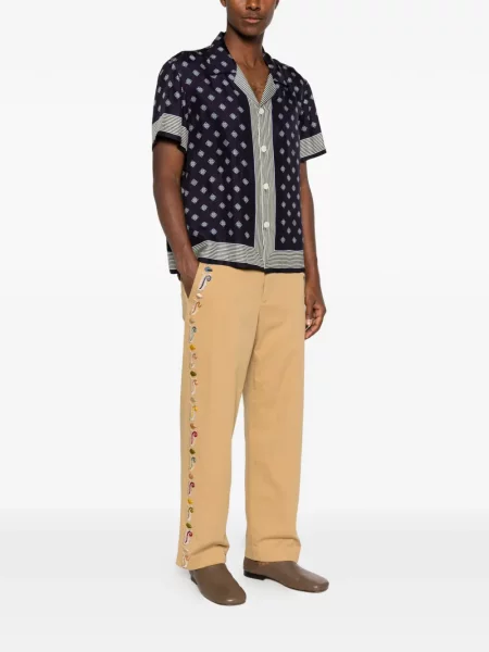 Pantaloni Bode cu broderie