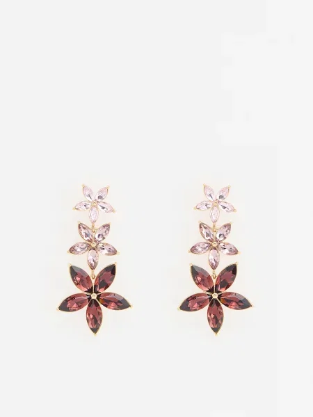 Серьги Reserved фиолетовые