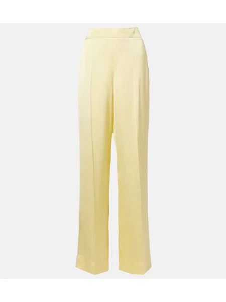 Talie medie pantaloni Jil Sander galben