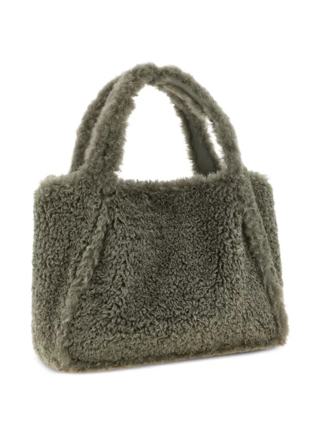 Medvjedić shopper torbica Stella Mccartney s autogramom zelena
