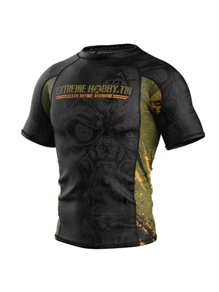 Koszulka Rashguard MMA na Siłownię EXTREME HOBBY DBD czarna