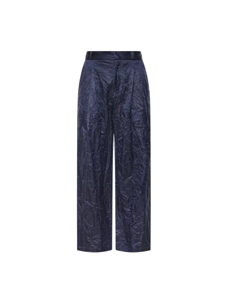 Aksamitne spodnie Bonsai niebieskie