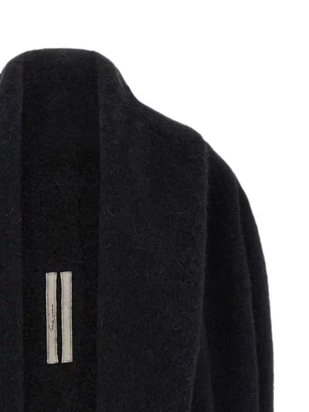 Geacă Rick Owens drapată negru