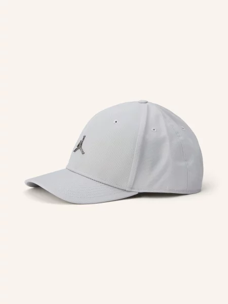 Kšiltovka Nike Jordan Rise Structured Metal Jumpman light smoke šedá