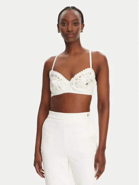Elisabetta Franchi Сутиен бралет бял