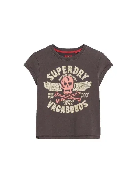 Póló Superdry fekete