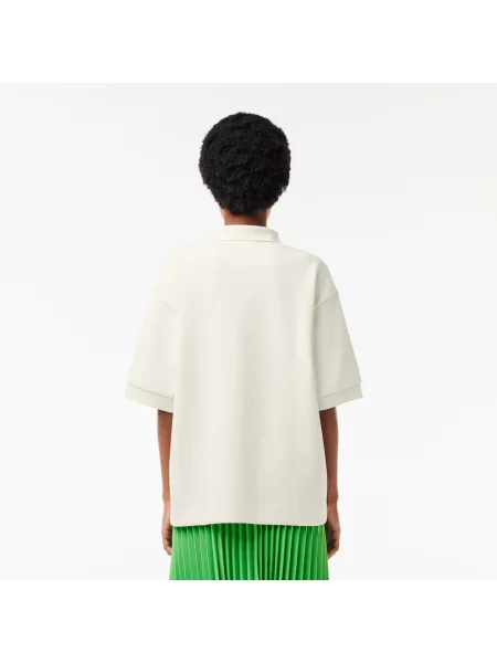 Lacoste Koszulka Polo Oversize biała