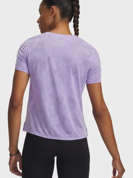 Жаккардовая спортивная футболка Under Armour фиолетовая