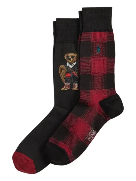 Șosete Polo Ralph Lauren cu 5 buzunare cu broderie tricotate albastru
