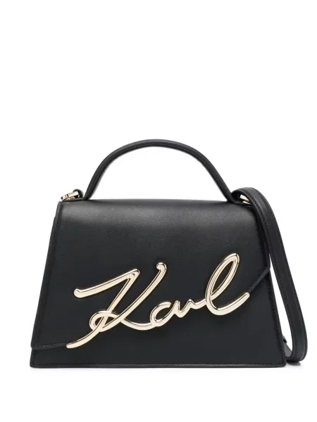 Body Karl Lagerfeld din piele negru