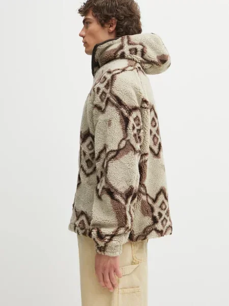 Флісова кофта Daily Paper Burned Shield Sherpa Hoodie