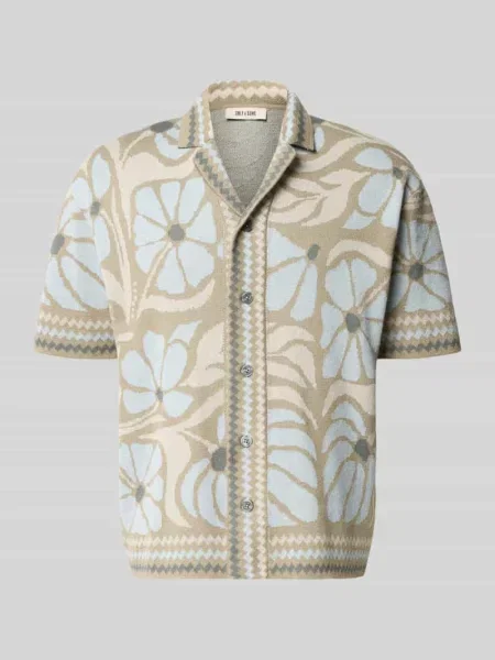 Koszula casualowa o kroju relaxed fit z mieszanki bawełny model DUKE' Only & Sons beżowa