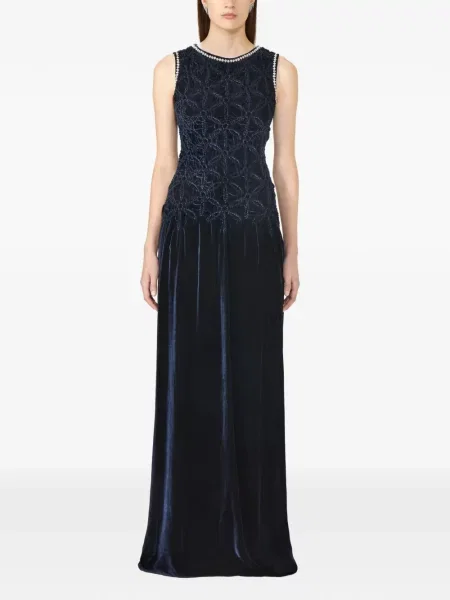 Rochie maxi Costarellos de costum albastru