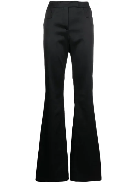 Pantaloni Tom Ford din satin negru