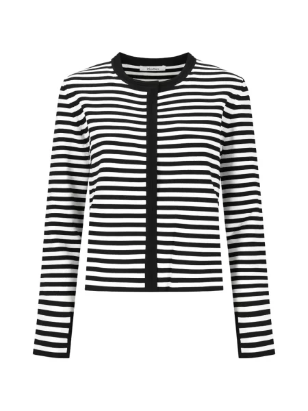 Cardigan Max Mara cu dungi negru