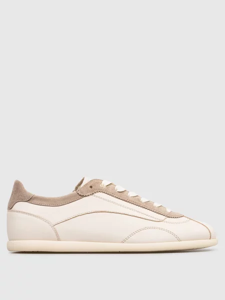 Шкіряні кросівки Brunello Cucinelli бежеві