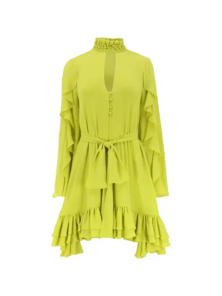 Sukienka Alexis garniturowa żółta