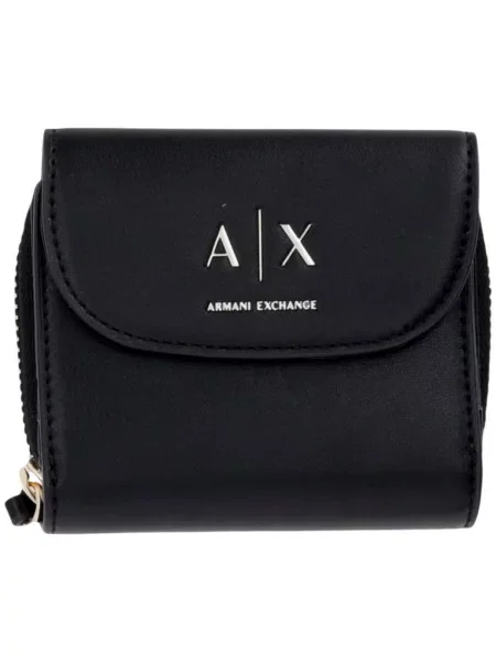Műbőr kézitáska Armani Exchange fekete
