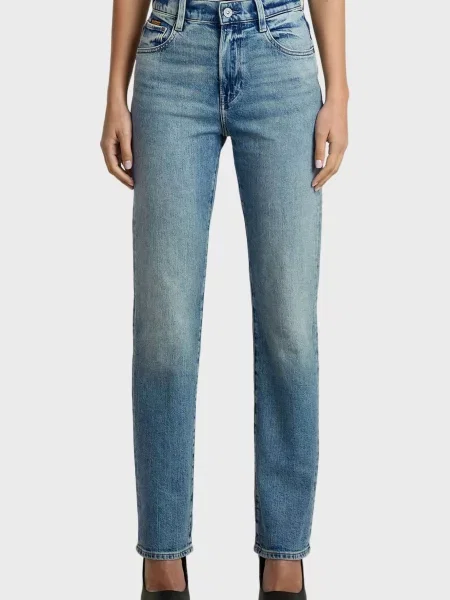 Прямі джинси G-star Raw блакитні