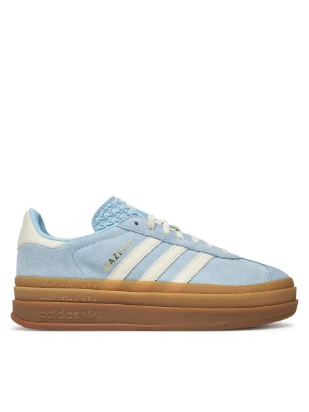 Semišové tenisky adidas Originals Gazelle Bold modrá